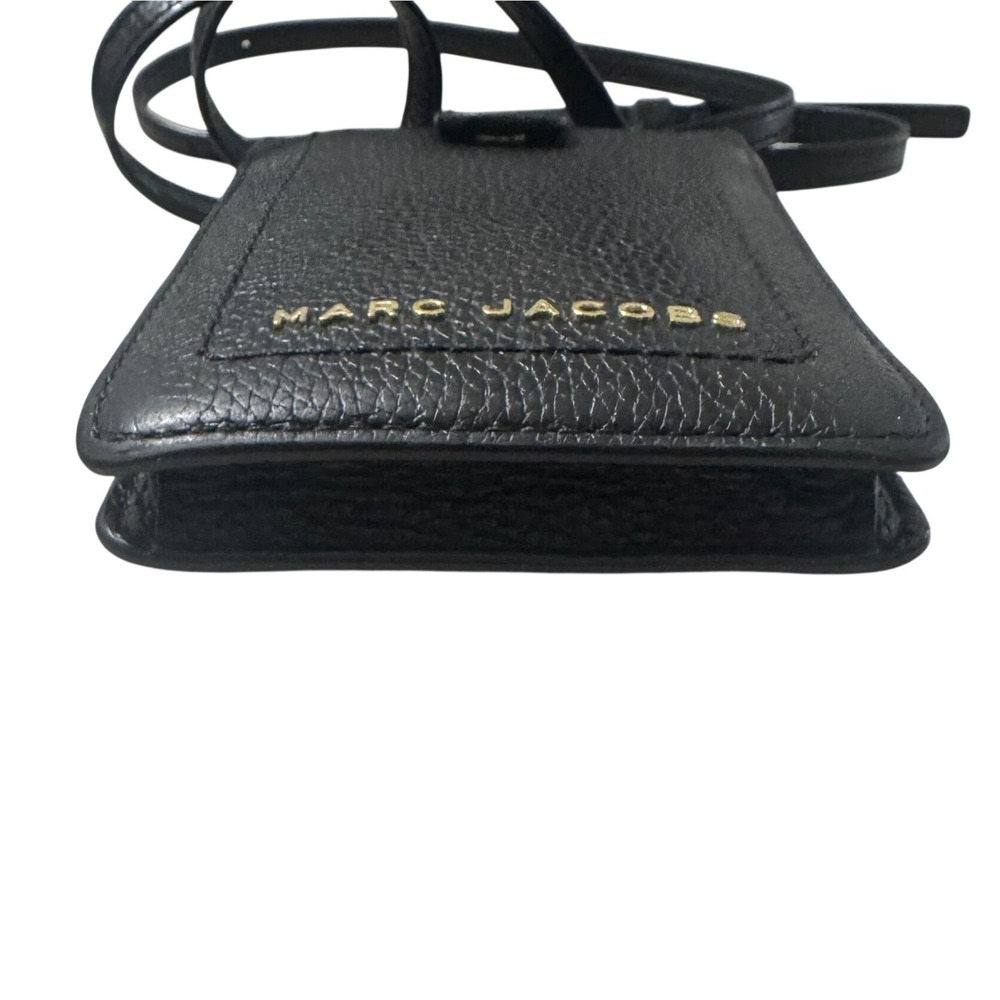 Marc Jacobs Smartphone Crossbody Bag Women Black  Excellent Leather - Picture 7 of 14